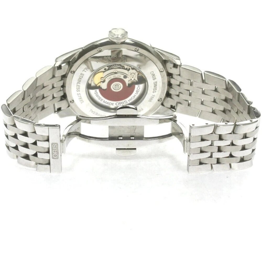 Oris Artelier 7666 Pointer Date Silver Dial Autom… - image 5